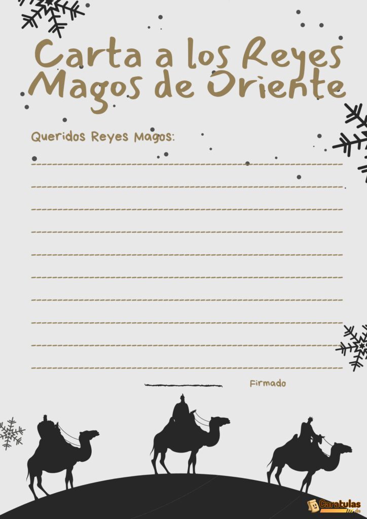 10 Cartas de los Reyes Magos para Imprimir: La Magia de la Navidad 11 10 Cartas de los Reyes Magos para Imprimir: La Magia de la Navidad